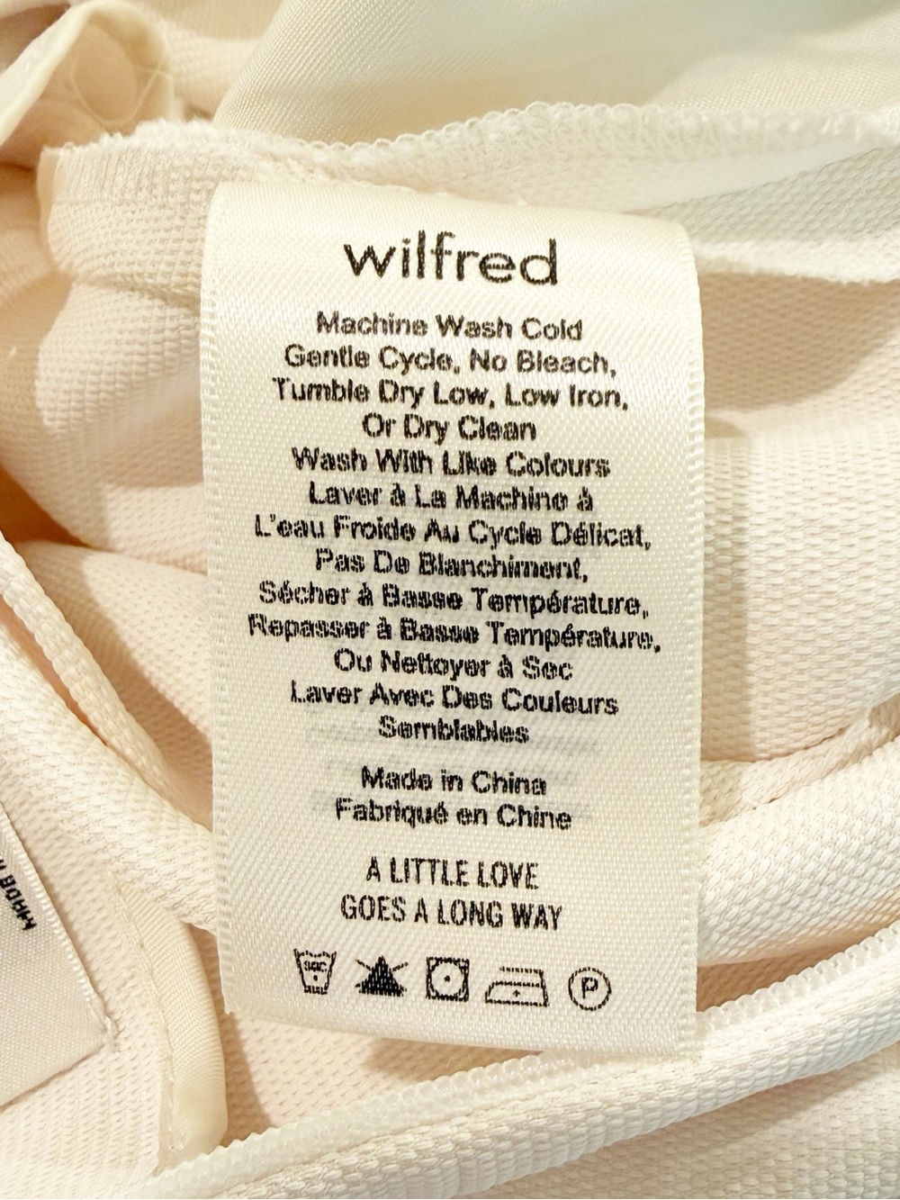 Aritzia Wilfred Ecoulement Cream & White Sleeveless Jumpsuit - Picture 12 of 16